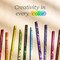 10 Colored Pencils - Infused with Essential Oil Blends - Color Pencil Set of 10 - Colored Pencils for Adult Coloring Books - Adult Coloring Pencils -Travel Case Included